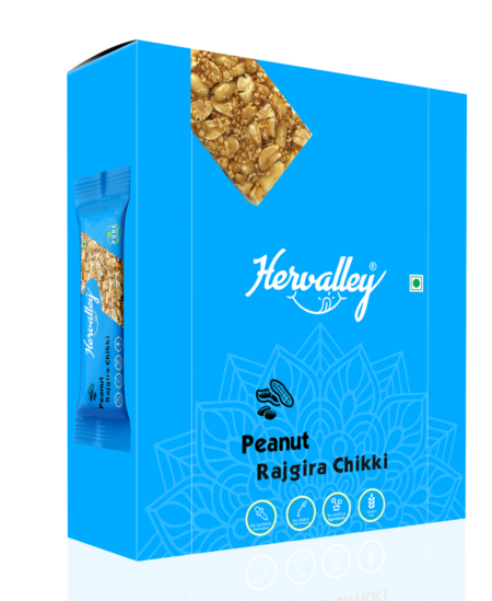 Peanut Rajgira Chikki (30g x 20 pcs) (Pack of One Box)